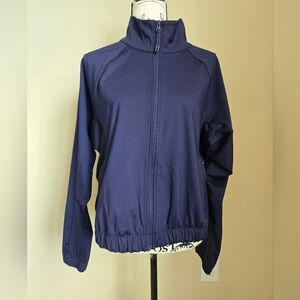 Tommy Bahama Everyday Active Jacket Womens L Navy Blue Full Zip